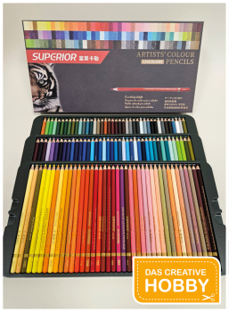 Artist colored pencils - case of 120 (superior)